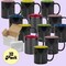 12 Pack 11oz Mixed Inner Magic Color Changing Sublimation Mugs - Cardboard Box with Foam Supports